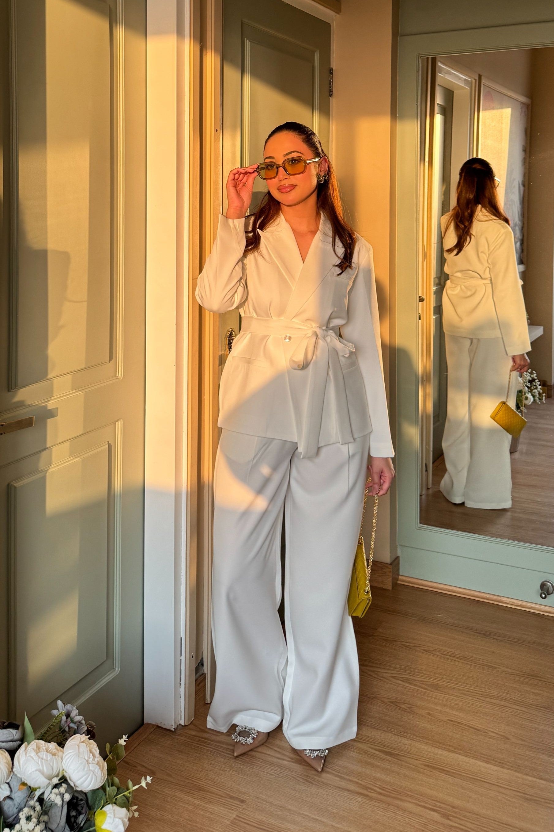 Blazer Co-Ord Set | White