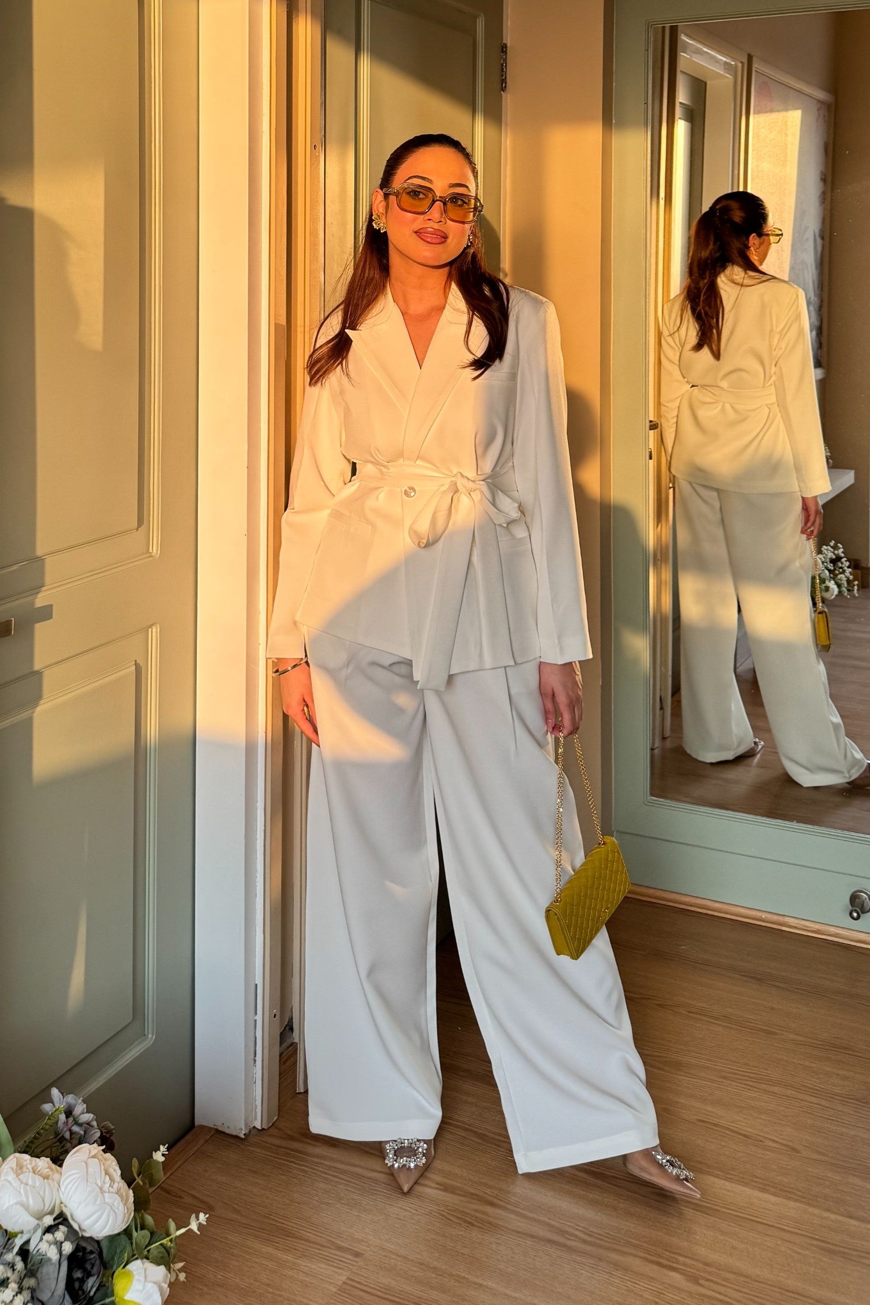 Blazer Co-Ord Set | White