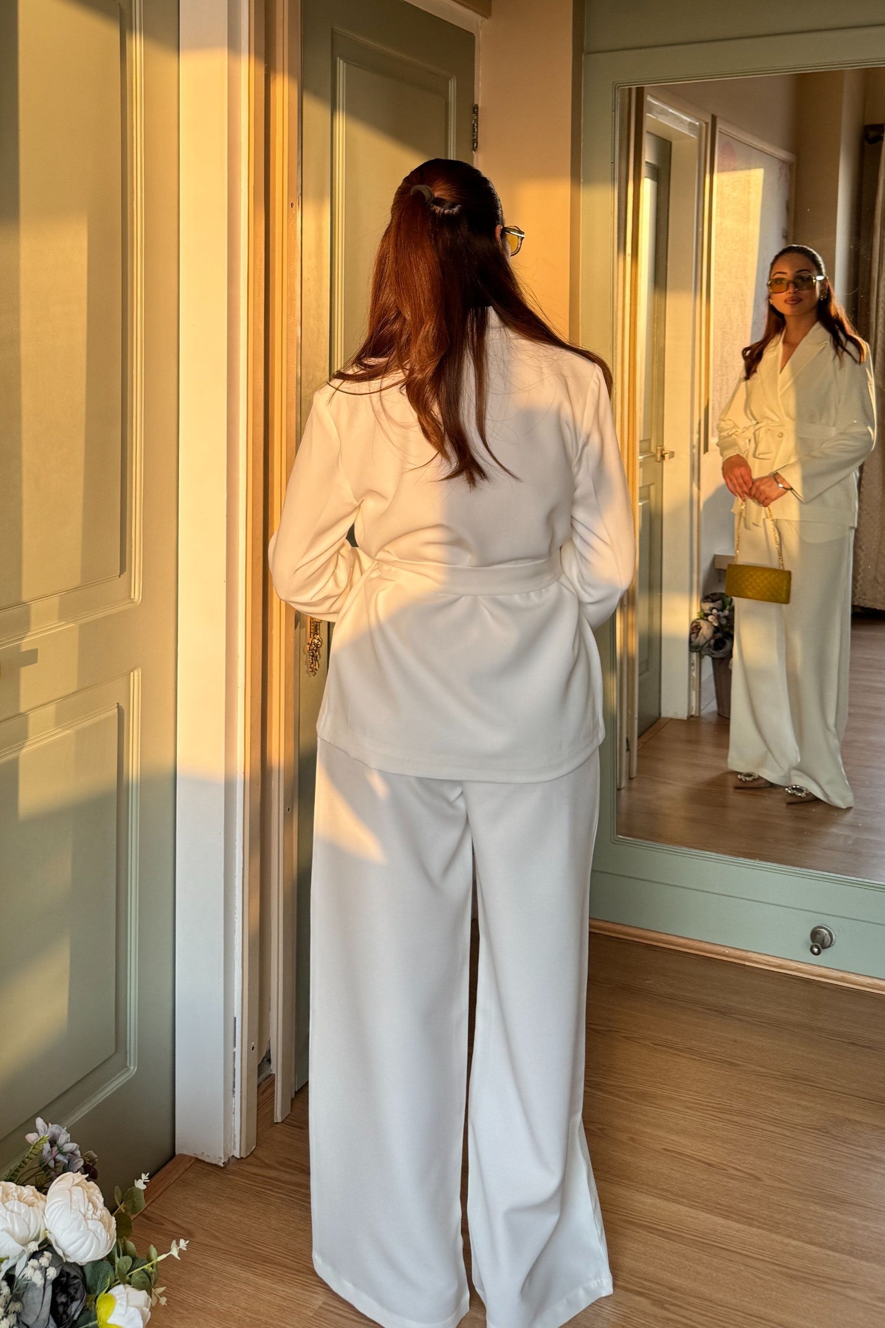 Blazer Co-Ord Set | White