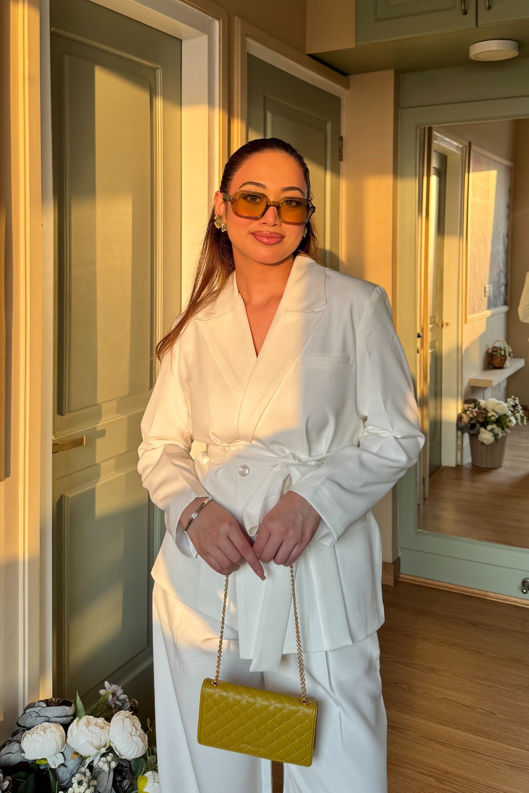 Blazer Co-Ord Set | White