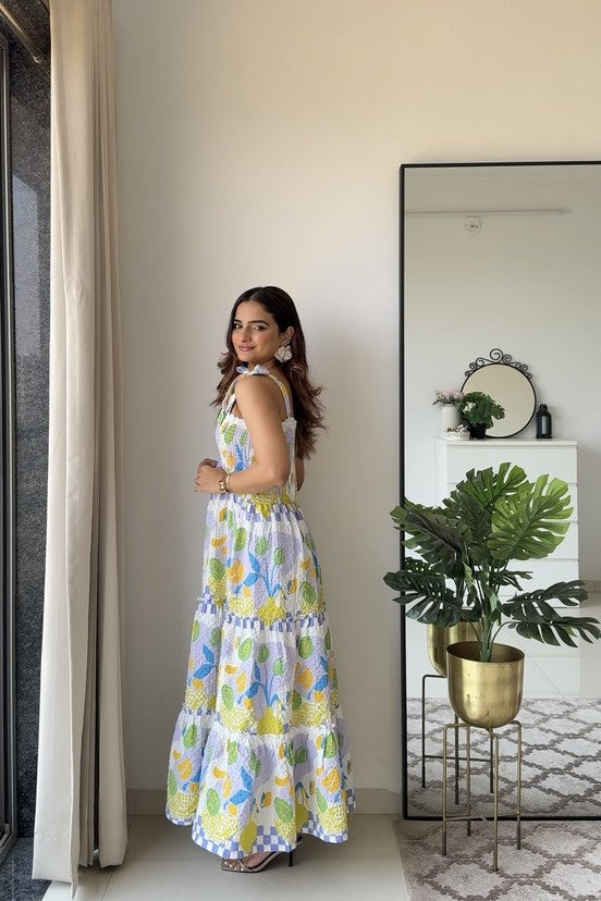 Printed Maxi Dress