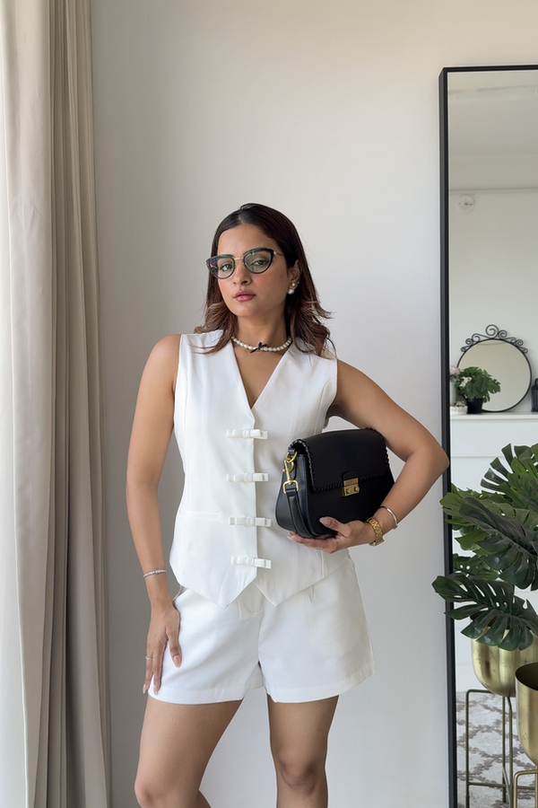 Frida Co-ord Set | White