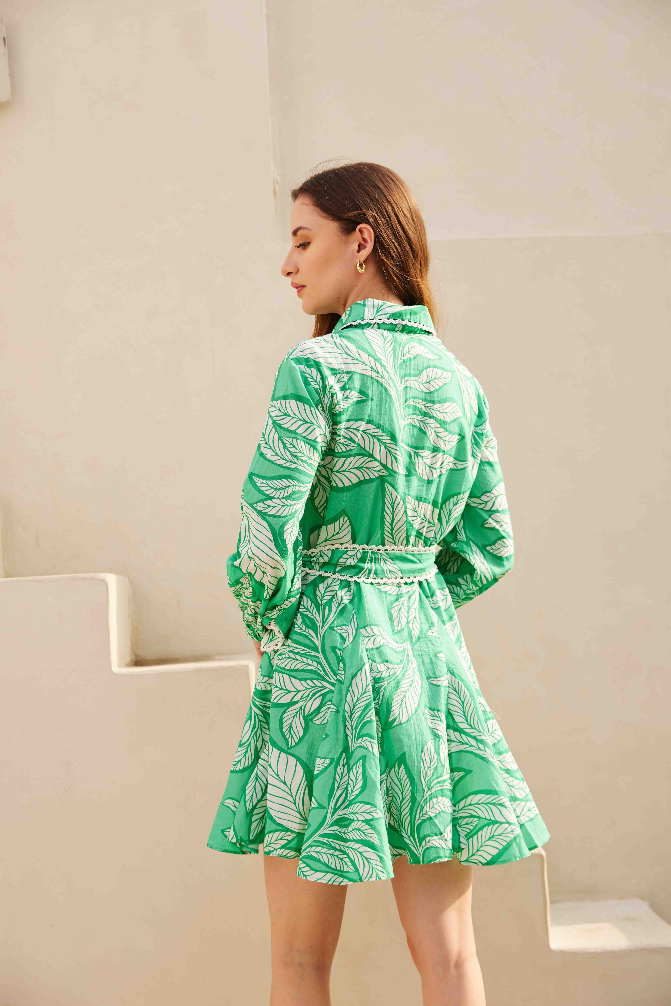 Ecru Shirt Dress