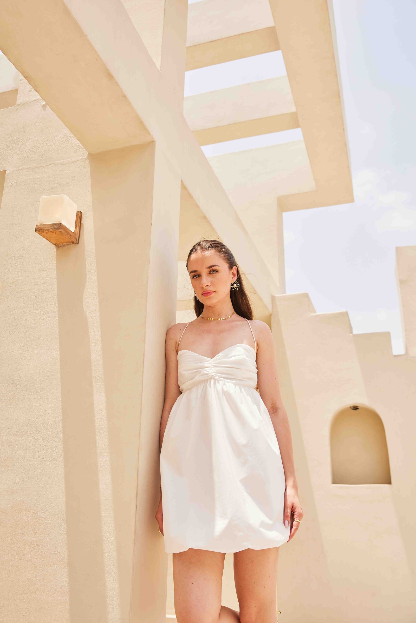 【美品】laubeblanc Spiral balloon Dress Spiral balloon Dress – L'AUBE BLANC