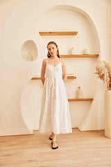 Elena Maxi Dress | White