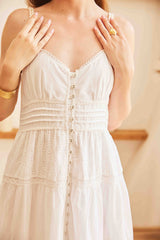 Elena Maxi Dress | White