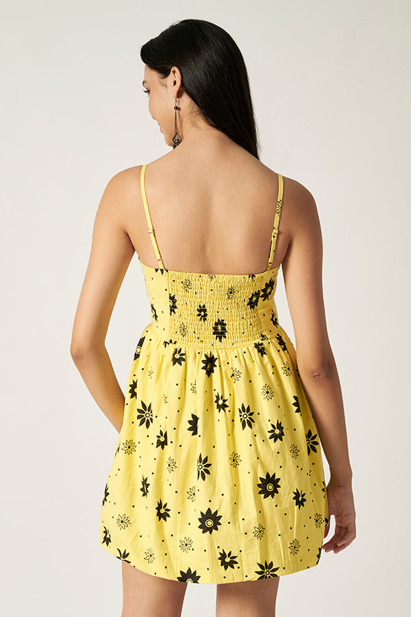 Diza Bow Short Dress