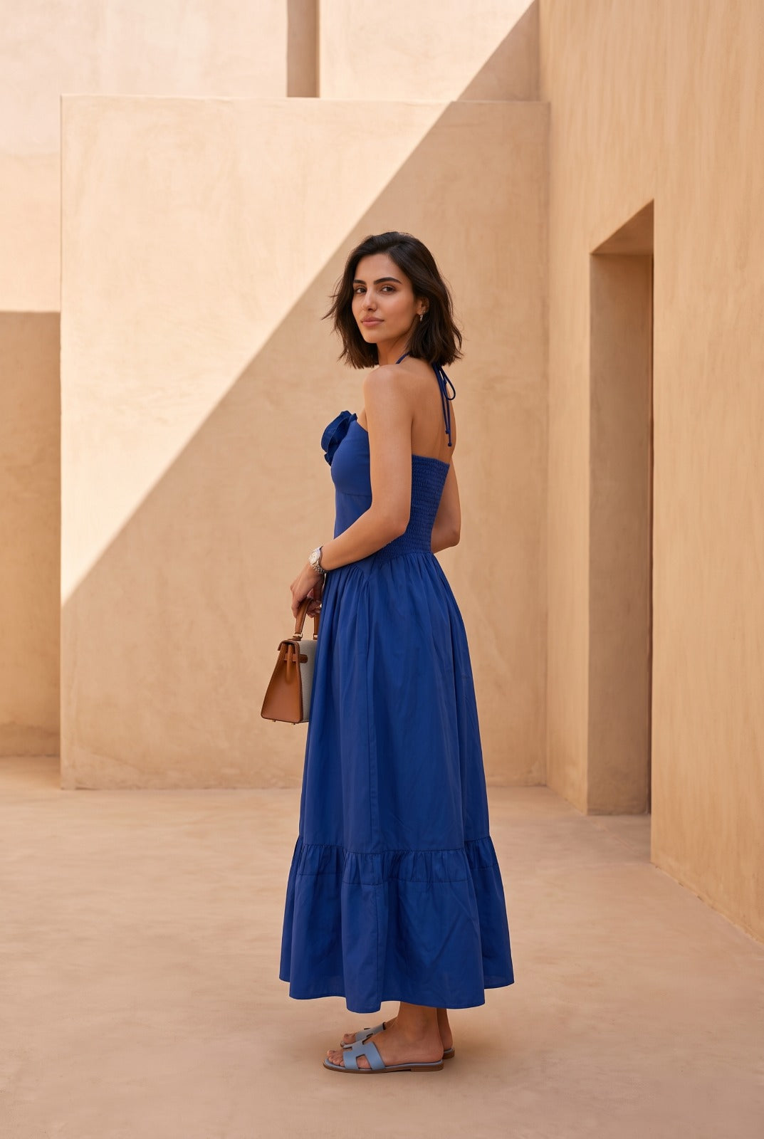 Maxi With Flower Detailing