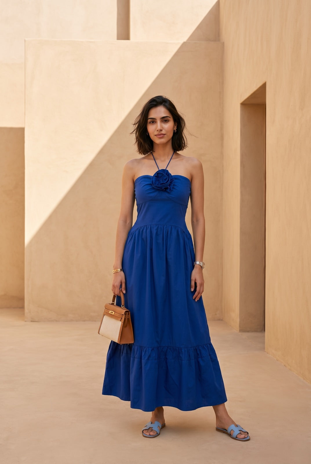 Maxi With Flower Detailing