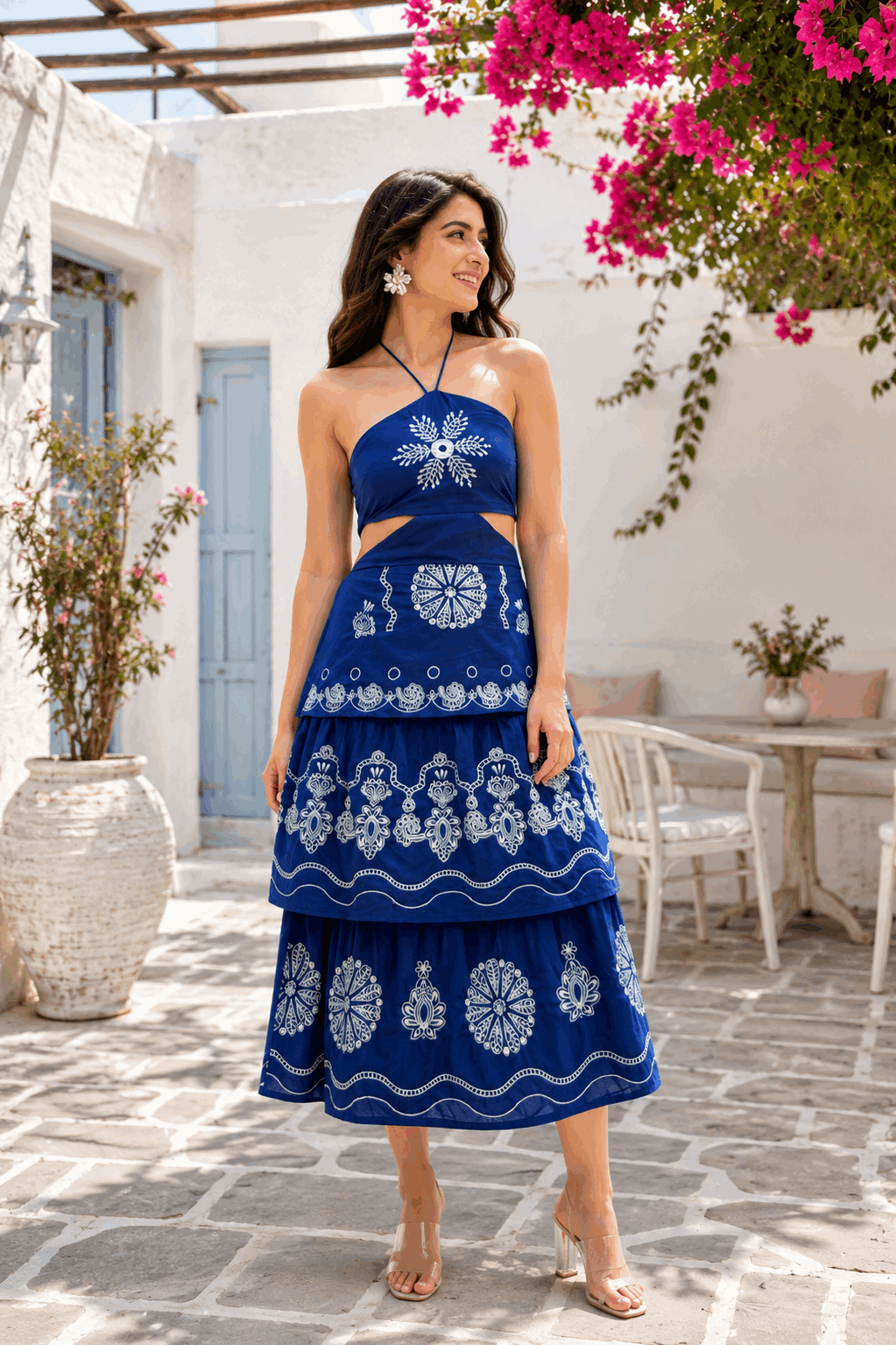 Embroidered Maxi Dress