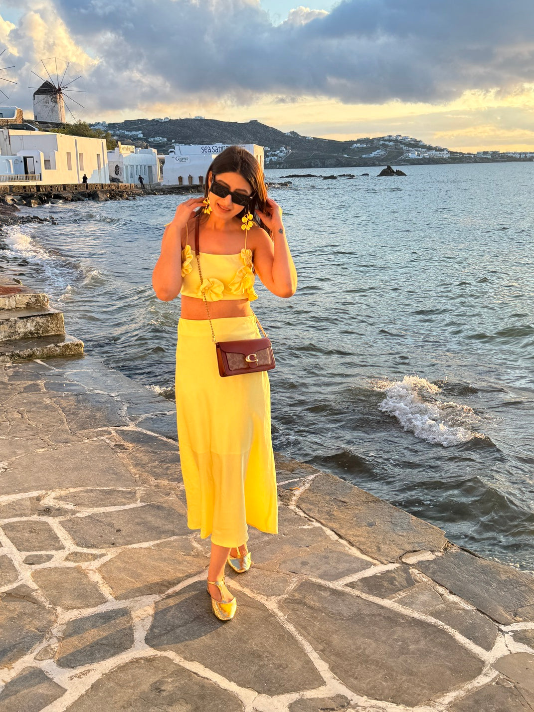 Nile Satin Co-ord | Butter Yellow