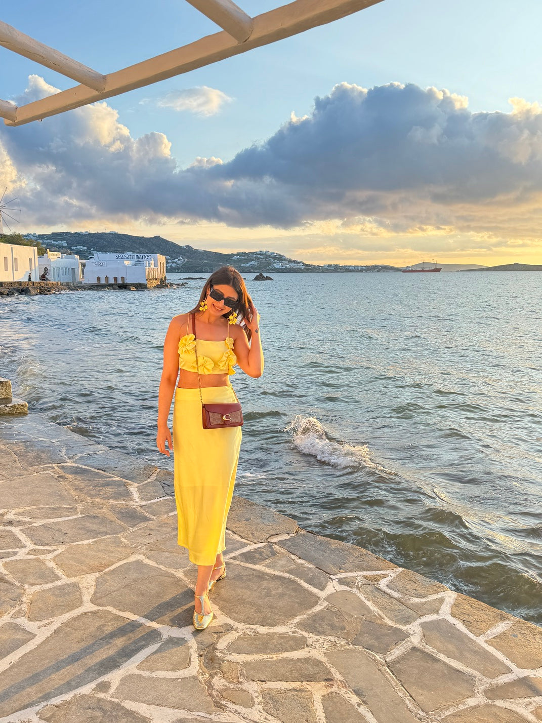 Nile Satin Co-ord | Butter Yellow