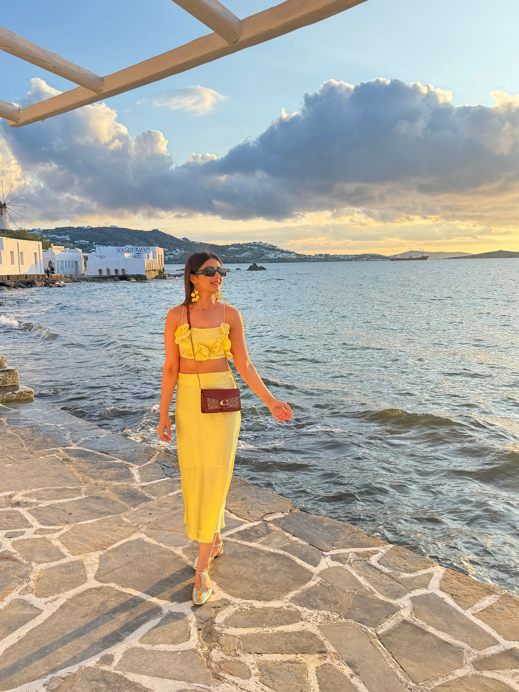 Nile Satin Co-ord | Butter Yellow