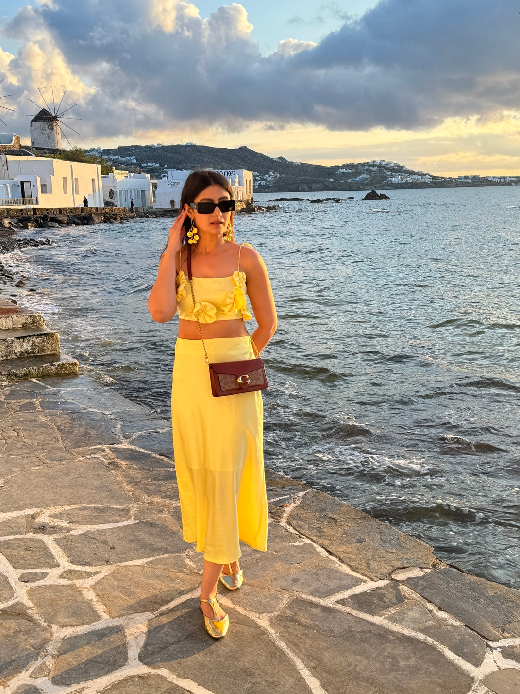 Nile Satin Co-ord | Butter Yellow