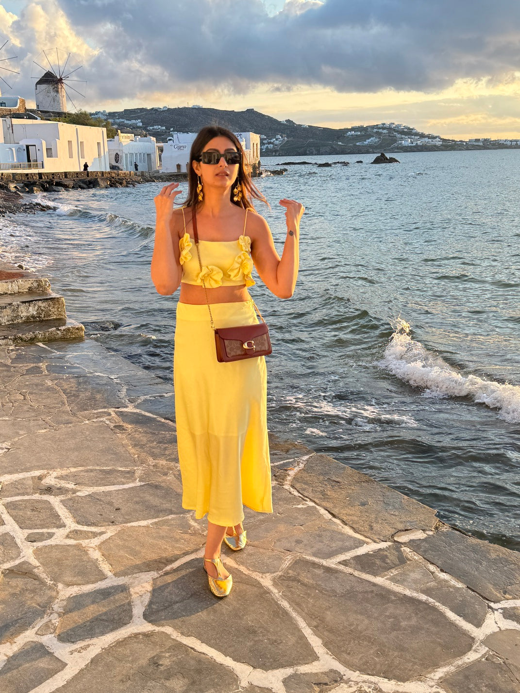 Nile Satin Co-ord | Butter Yellow