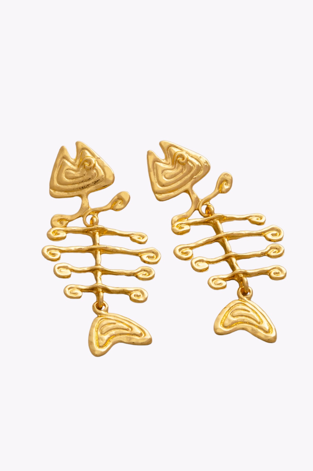 Fishbone Earrings
