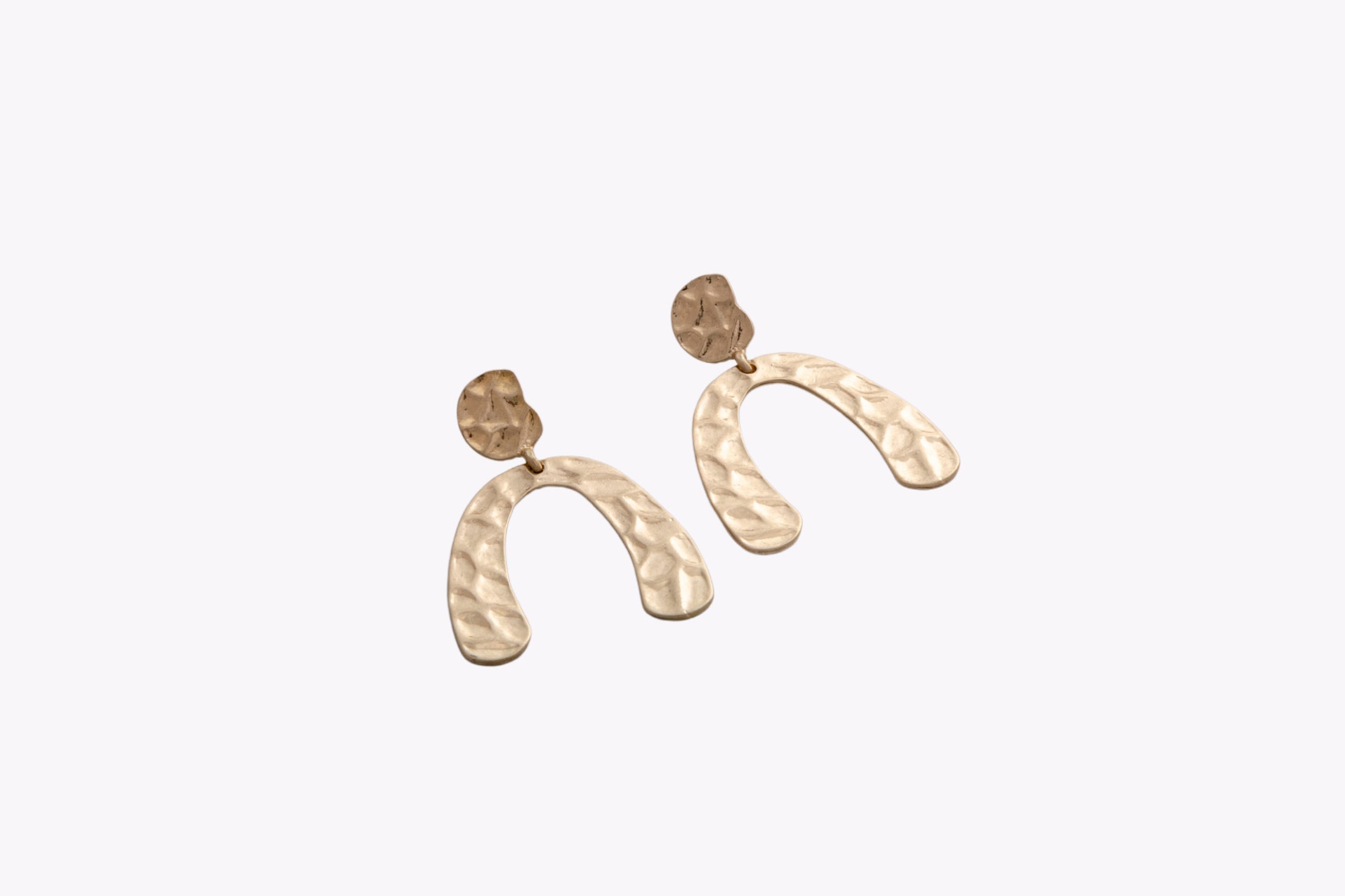 Textured Metal Earrings