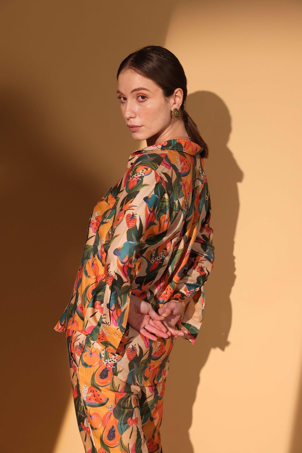 Tropical Oversized Shirt