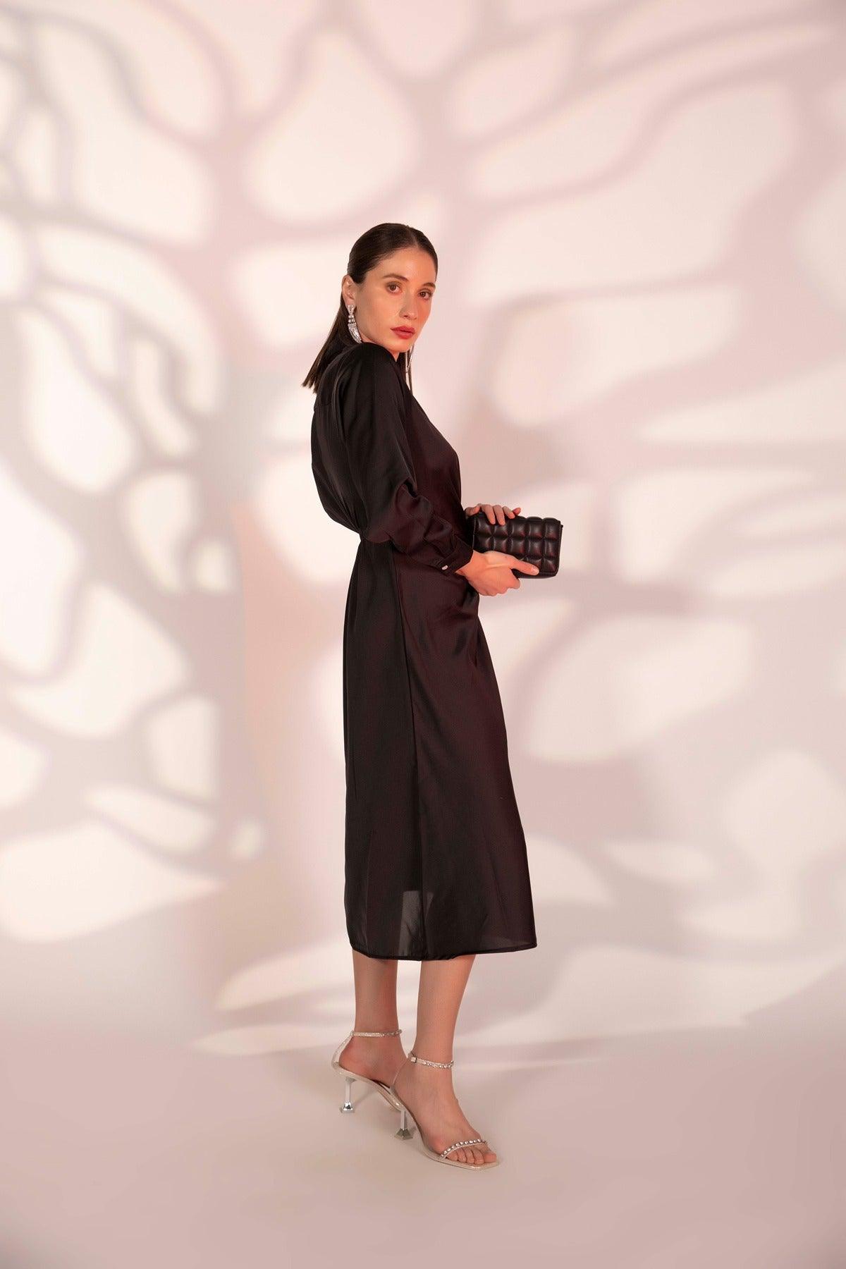 Black A-Line Dress