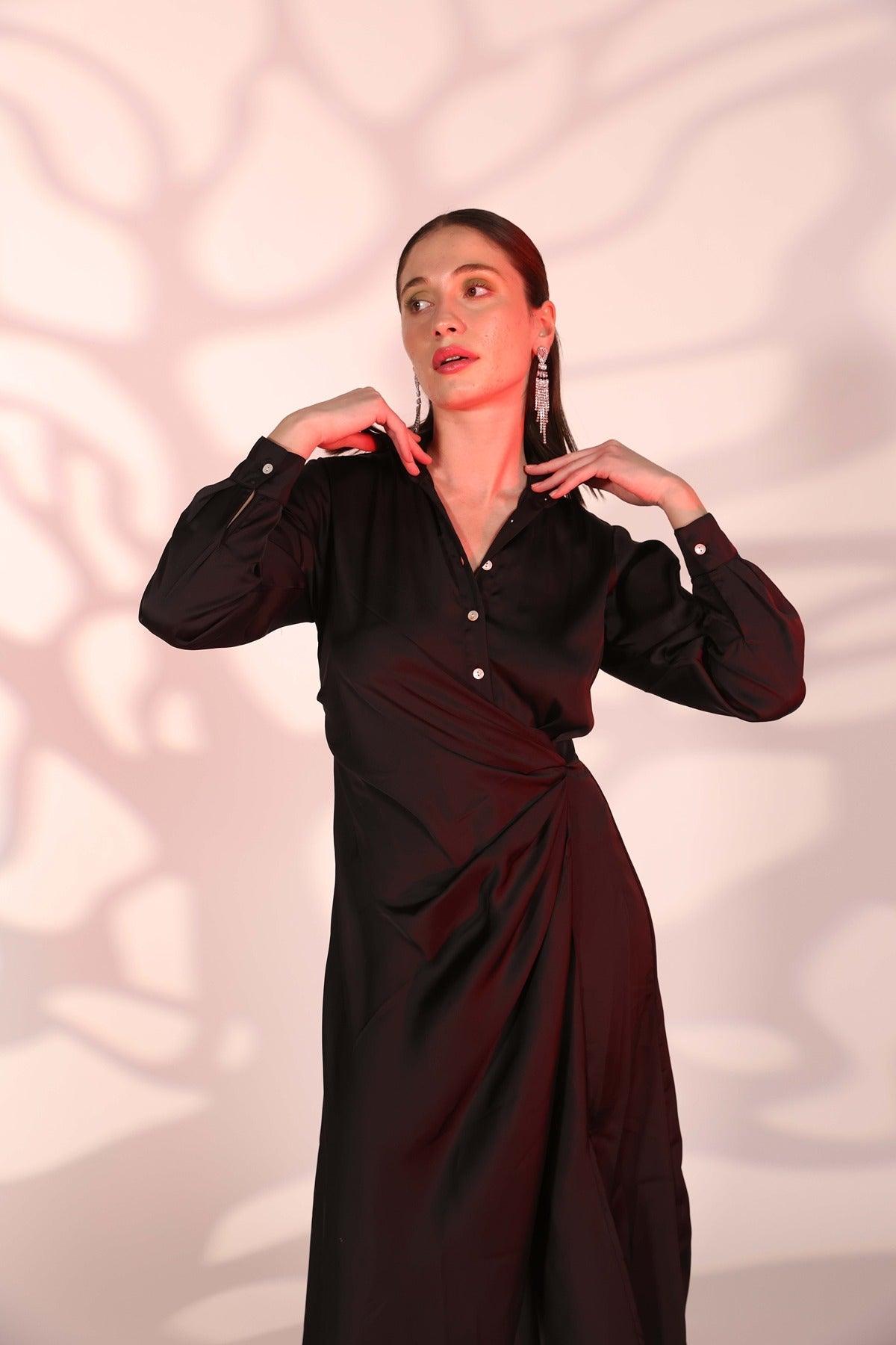 Black A-Line Dress