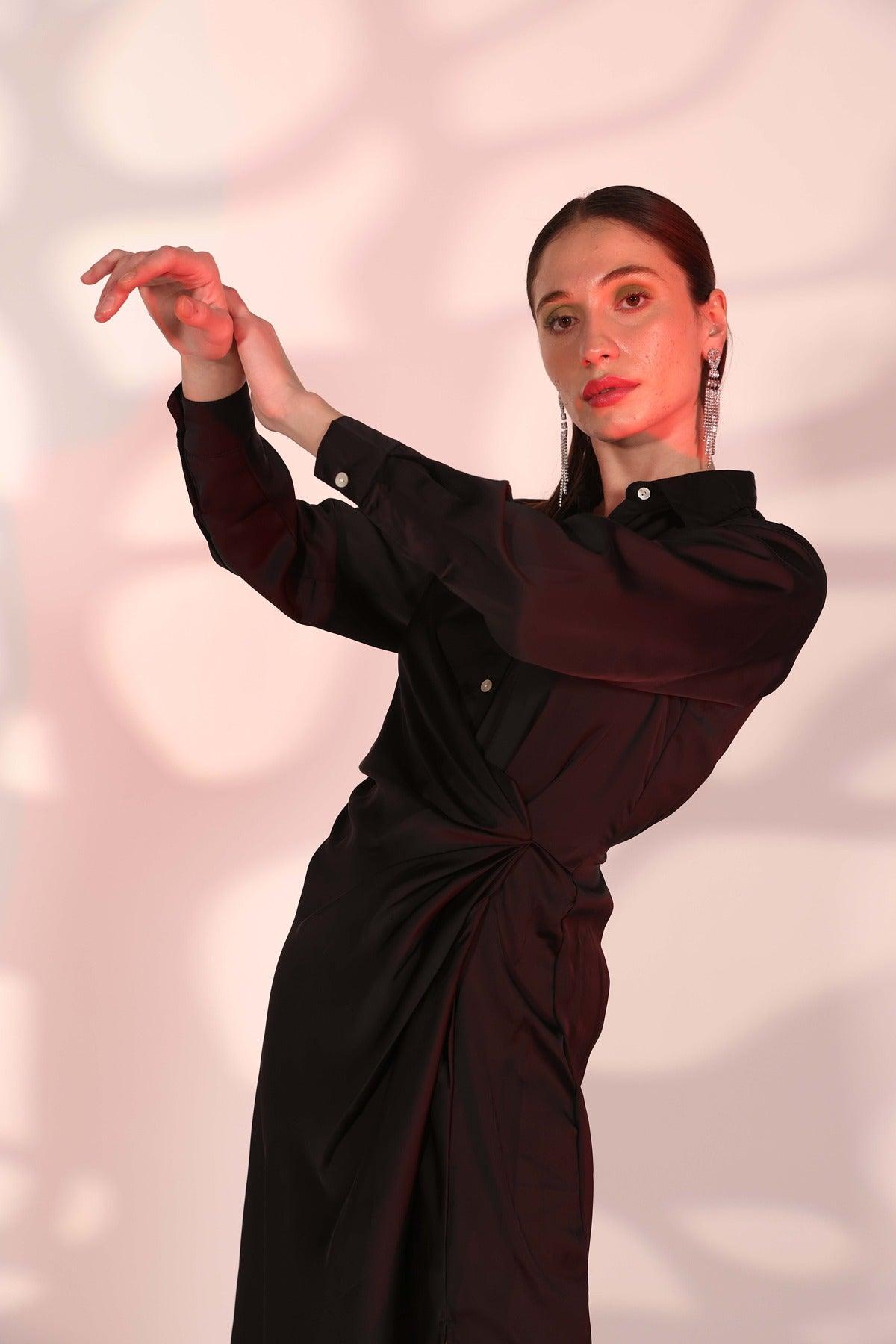 Black A-Line Dress