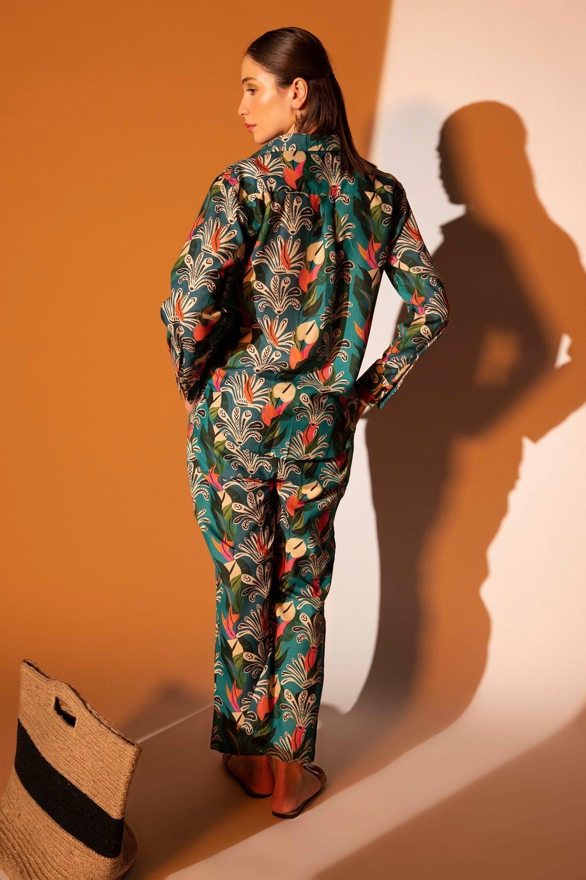 Shop Amazon printed pants from House of Sal with free shipping.