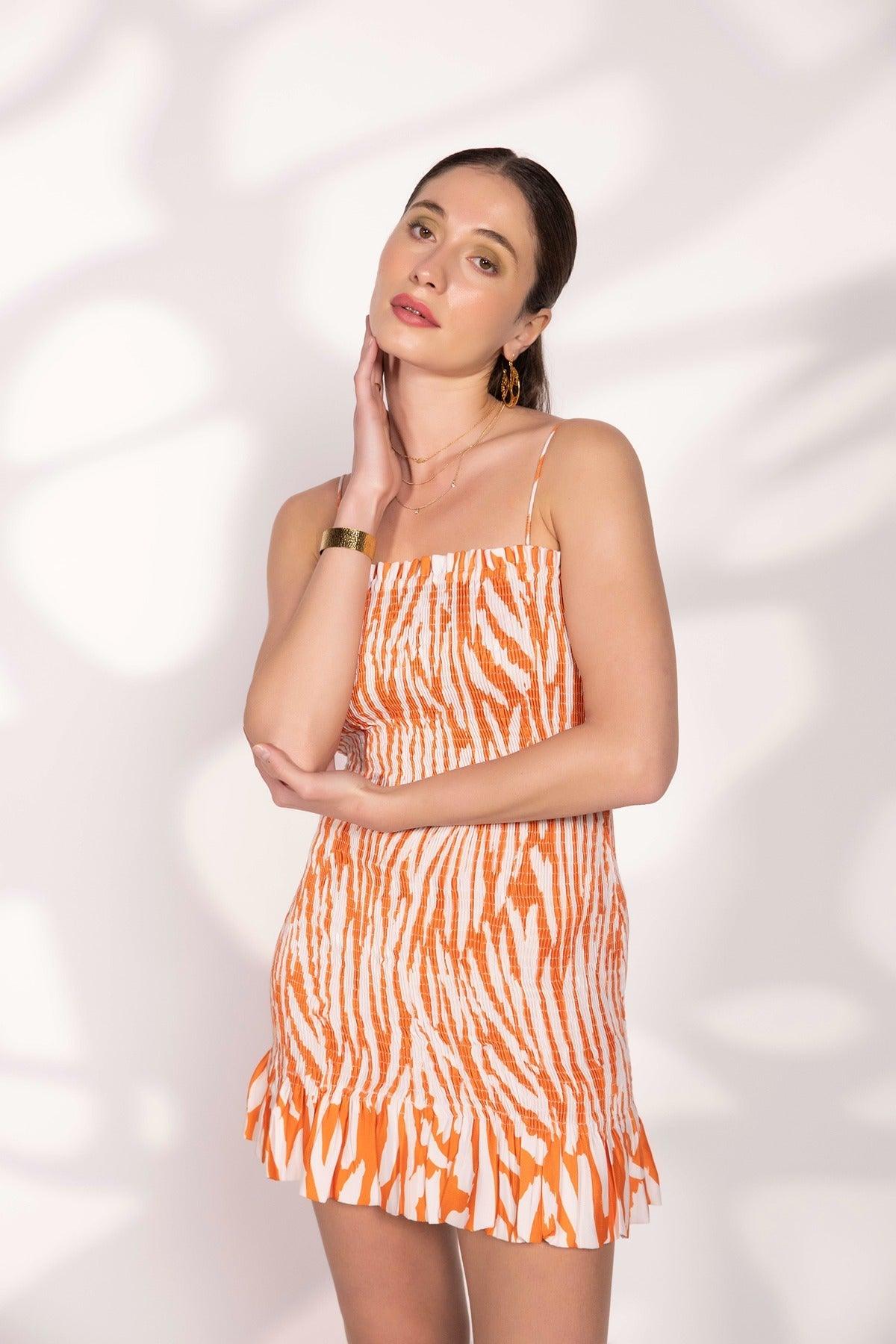 Cantaloupe Smock Dress