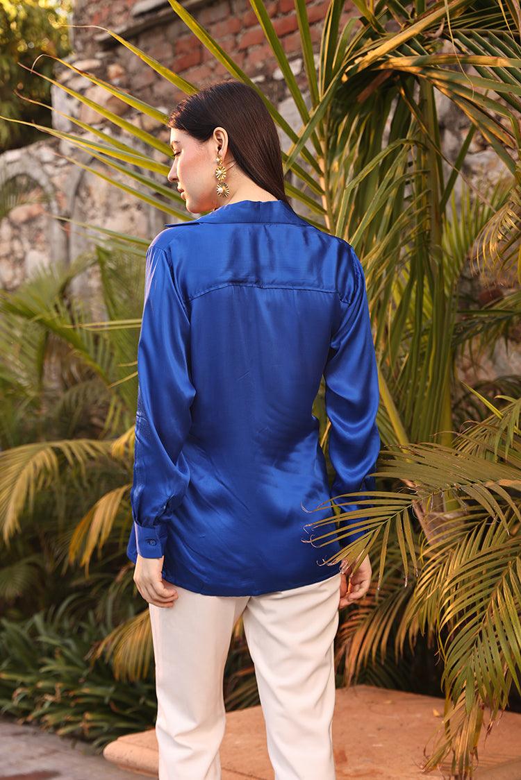 Satin Wrapped Shirt