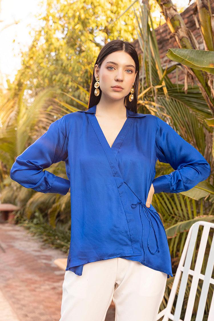 Satin Wrapped Shirt