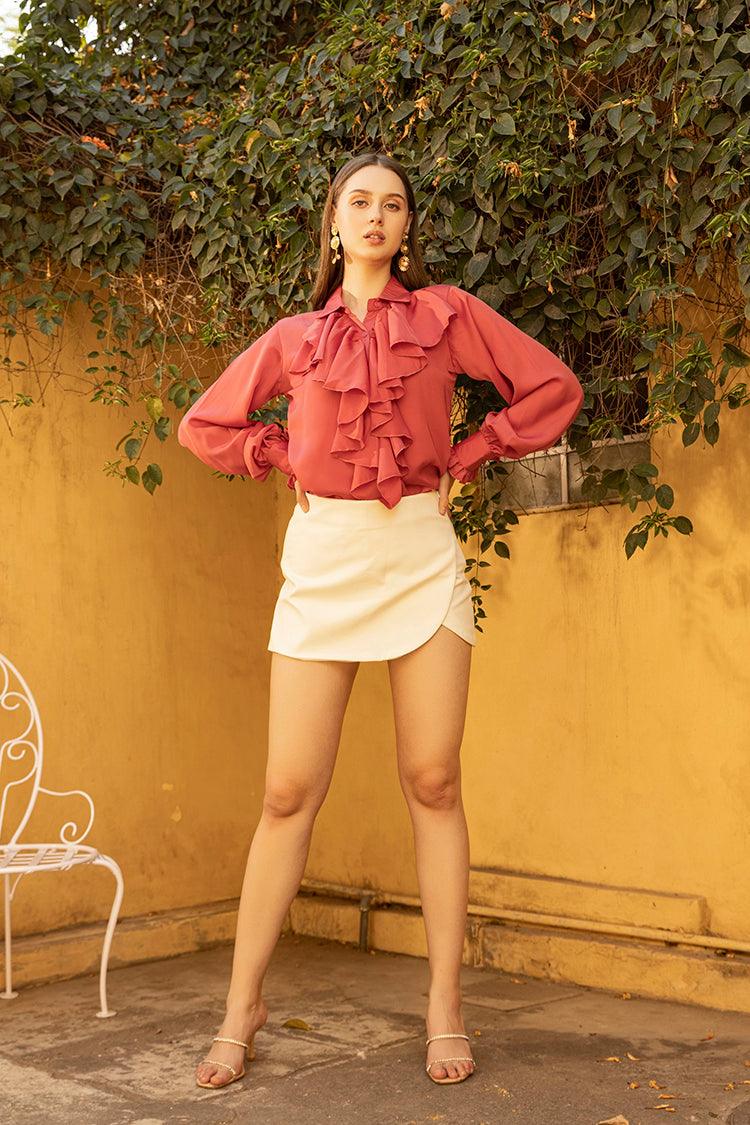 Maddison Ruffle Shirt